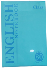 Class Note Book English 2 Lines 80 sheets A4 PPJ-80-9911
